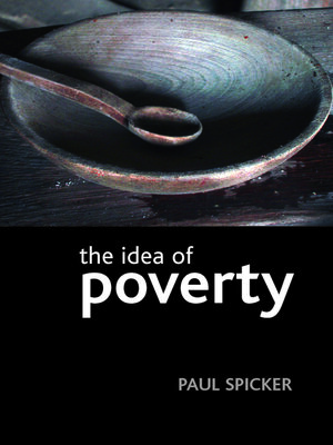 cover image of The idea of poverty